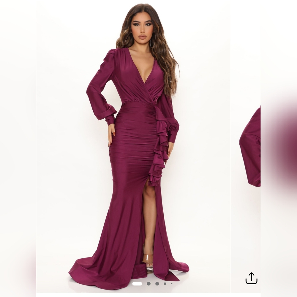 Fashion Nova Plum Maxi Dress